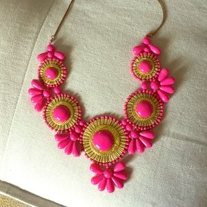 Fuchsia pink necklace